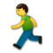Person Running emoji on LG